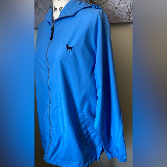 Black Dog lightweight blue windbreaker, size medium - Picture 2 of 6